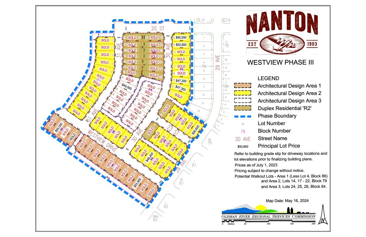 Land for Sale Town of Nanton CiviKit